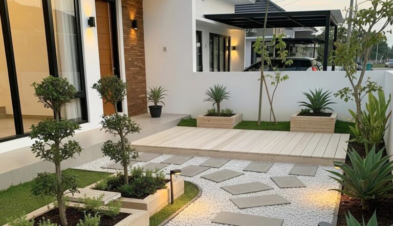 Konsep Taman Kering yang Praktis dan Elegan di Jakarta