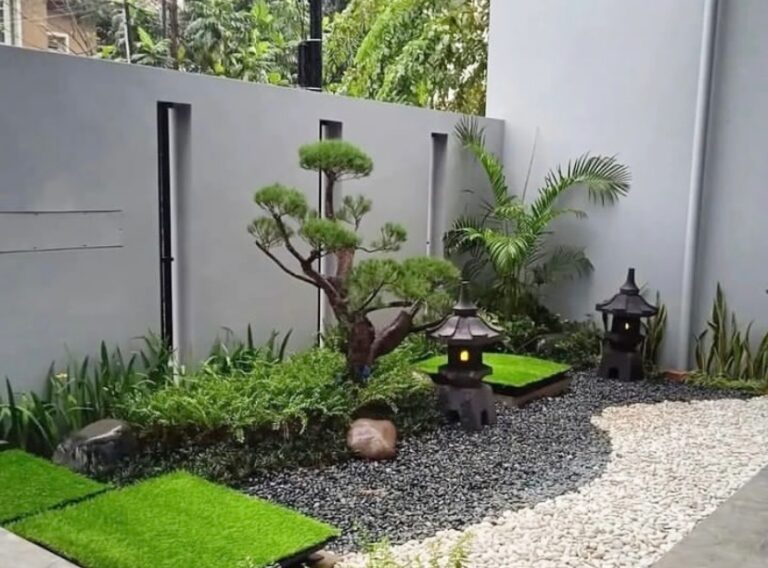 Konsep Taman Jepang yang Tenang dan Filosofis di Jakarta