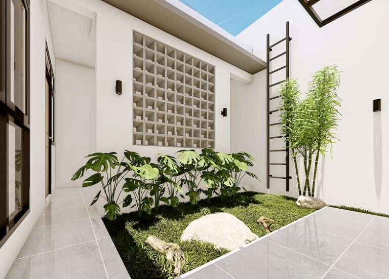 Konsep Taman Kombinasi Modern dan Natural di Jakarta