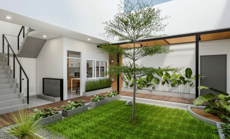 Konsep Taman Minimalis Modern di Jakarta